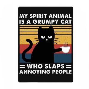Grumpy Cat Spirit Animal Magnet